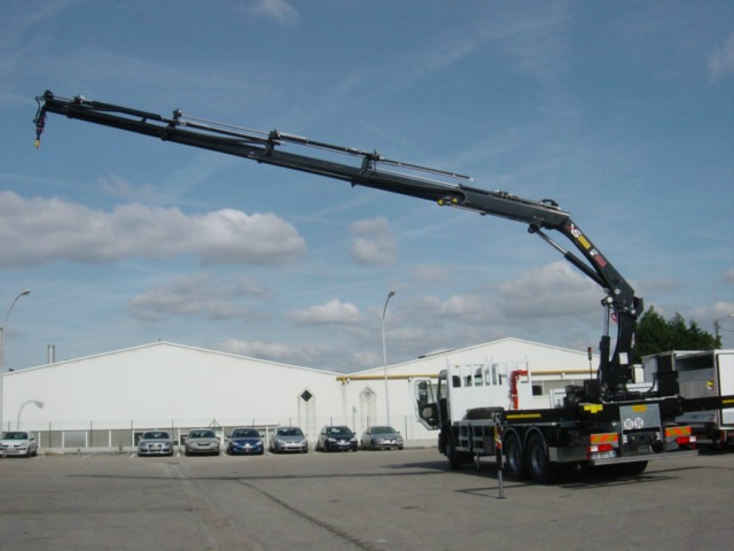 6x4 plateau grue